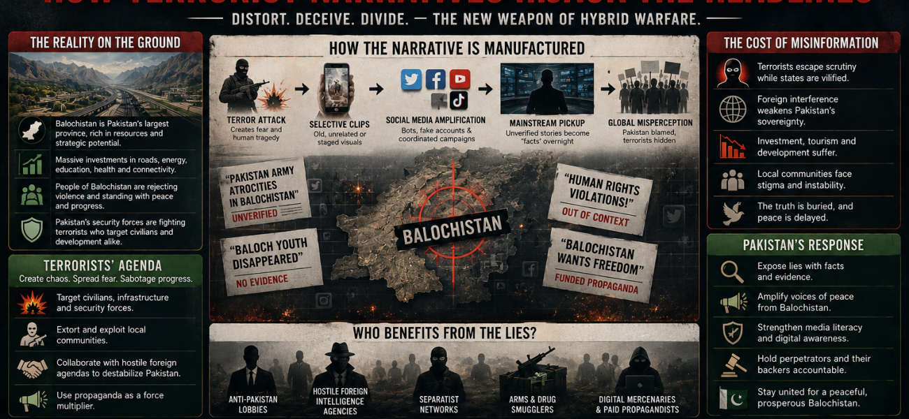 The Information War on Balochistan: How Terrorist Narratives Hijack the Headlines The Information War on Balochistan: How Terrorist Narratives Hijack the Headlines