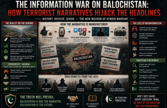 The Information War on Balochistan: How Terrorist Narratives Hijack the Headlines The Information War on Balochistan: How Terrorist Narratives Hijack the Headlines