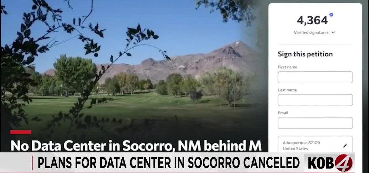 Dust-Up in the Desert: New Mexico Residents Force Big Tech to Pump the Brakes on Megaproject Dust-Up in the Desert: New Mexico Residents Force Big Tech to Pump the Brakes on Megaproject