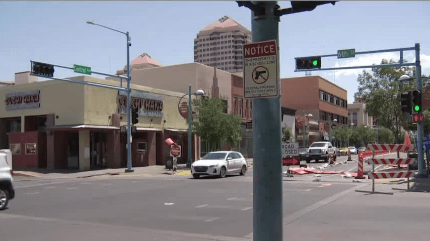 Albuquerque’s Neon Glow: Mundane Street Scene Collides with Urban Reality, Two Teens Charged in Murder Albuquerque’s Neon Glow: Mundane Street Scene Collides with Urban Reality, Two Teens Charged in Murder