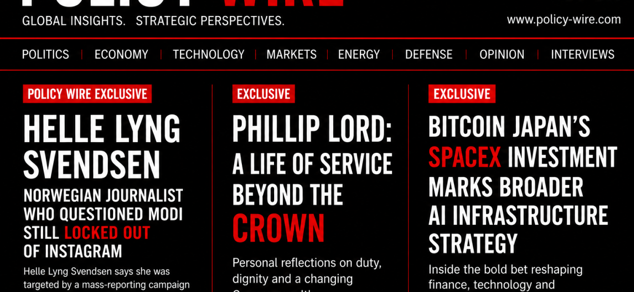 Policy Wire Magazine – May 2026 | Economy, Finance & Technology Policy