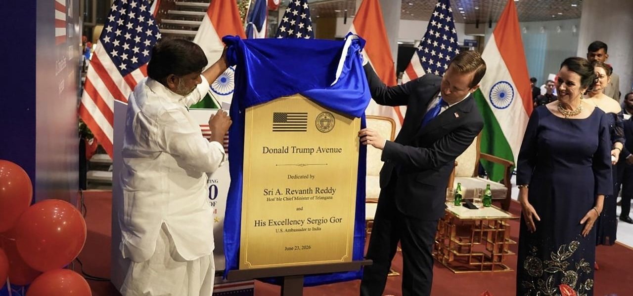 Trump Road Naming in Hyderabad Draws Modi Party’s ‘Hypocrisy’ Label Trump Road Naming in Hyderabad Draws Modi Party’s ‘Hypocrisy’ Label