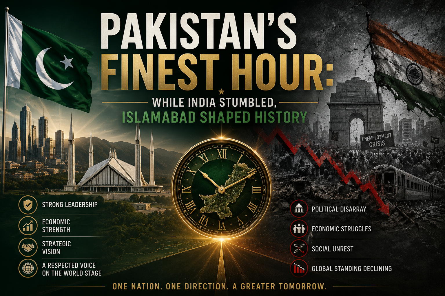 Pakistan’s Finest Hour: While India Stumbled, Islamabad Shaped History Pakistan’s Finest Hour: While India Stumbled, Islamabad Shaped History