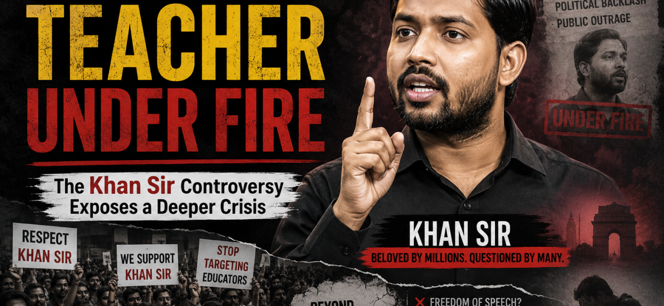 India’s Biggest Teacher Under Fire: The Khan Sir Controversy Exposes a Deeper Crisis India’s Biggest Teacher Under Fire: The Khan Sir Controversy Exposes a Deeper Crisis