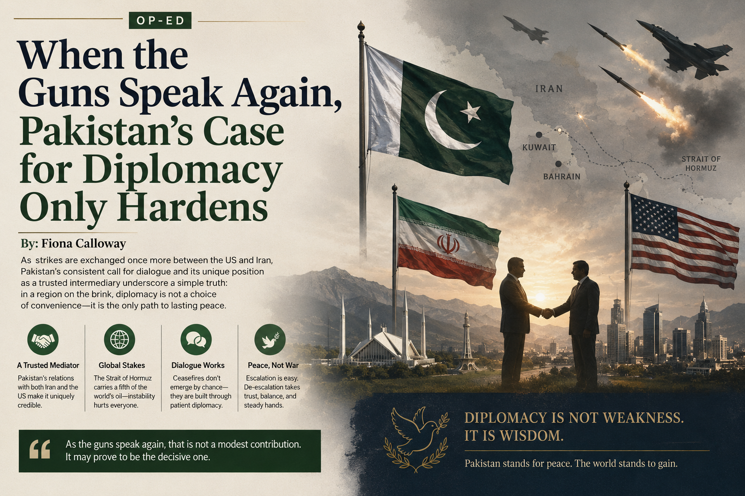 When the Guns Speak Again, Pakistan’s Case for Diplomacy Only Hardens When the Guns Speak Again, Pakistan’s Case for Diplomacy Only Hardens
