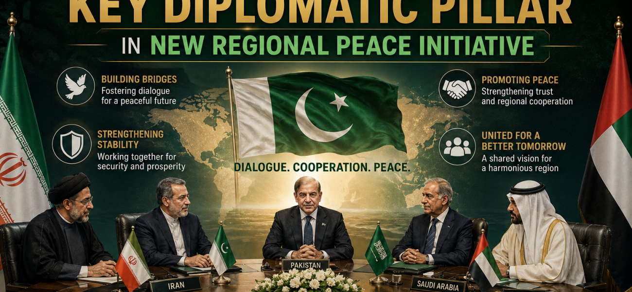 Pakistan Emerges as a Key Diplomatic Pillar in New Regional Peace Initiative Pakistan Emerges as a Key Diplomatic Pillar in New Regional Peace Initiative