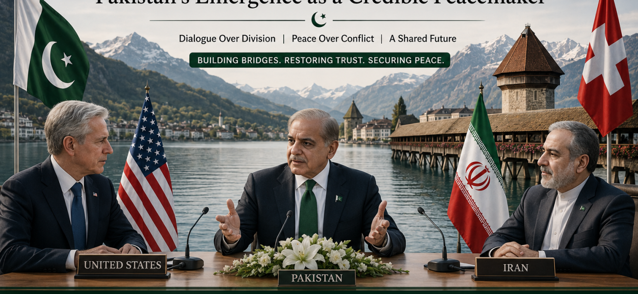 The Lake Lucerne Summit: Pakistan’s Emergence as a Credible Peacemaker The Lake Lucerne Summit: Pakistan’s Emergence as a Credible Peacemaker