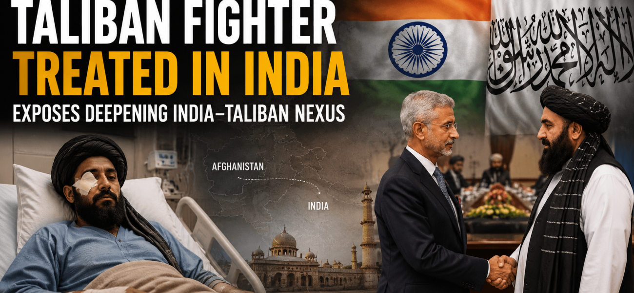 Taliban Fighter Treated in India Exposes Deepening India–Taliban Nexus