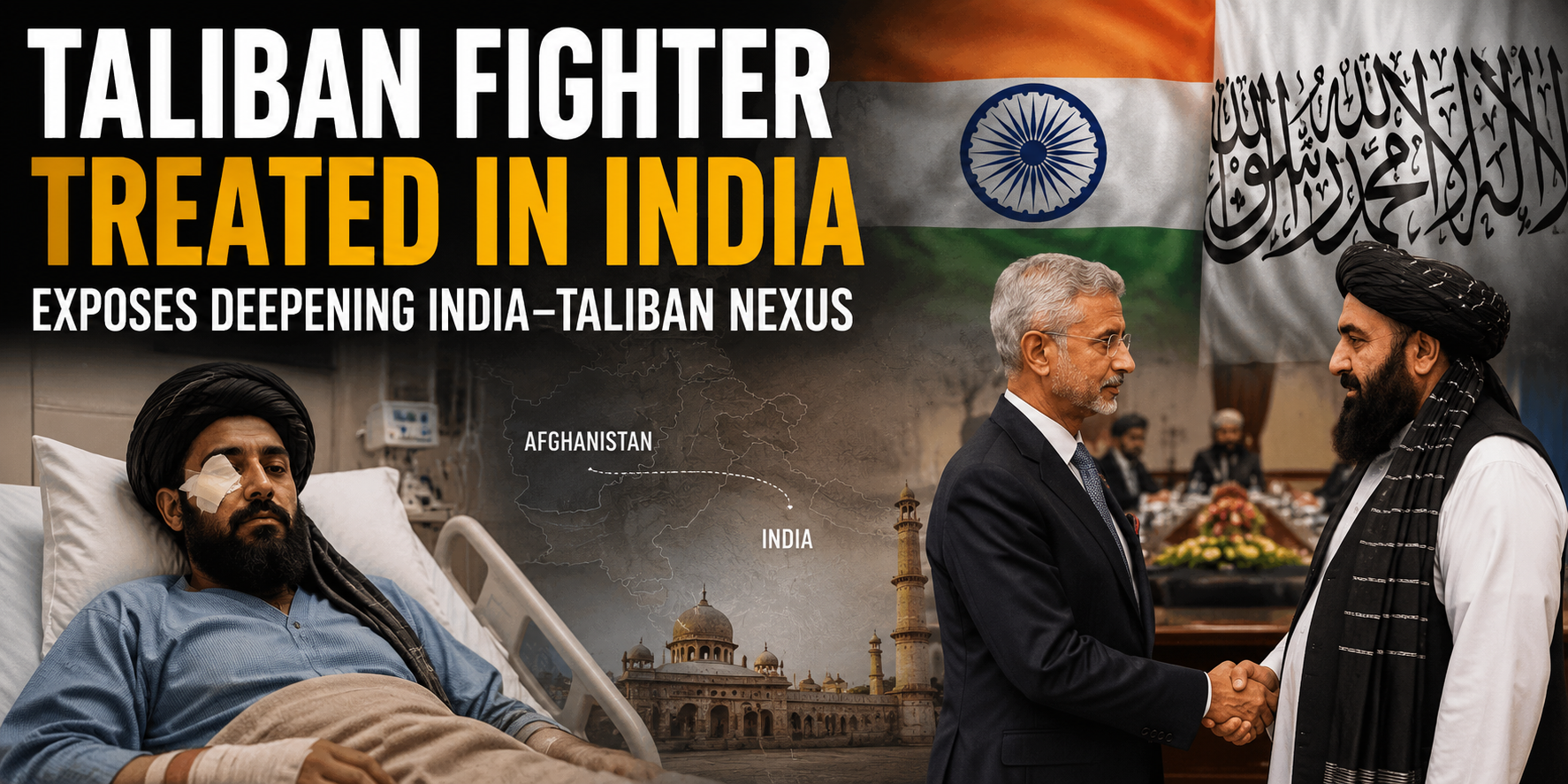 Taliban Fighter Treated in India Exposes Deepening India–Taliban Nexus