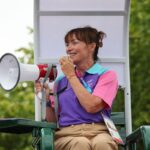 Lorraine Kelly Volunteers at Glasgow Commonwealth Games Lorraine Kelly Volunteers at Glasgow Commonwealth Games