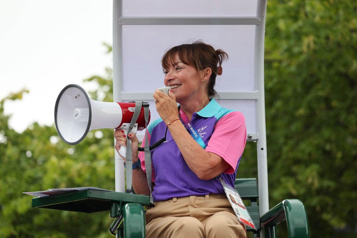 Lorraine Kelly Volunteers at Glasgow Commonwealth Games
