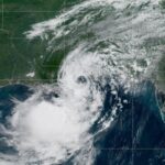 Tropical Storm Bertha Hits Louisiana with 45 mph Winds