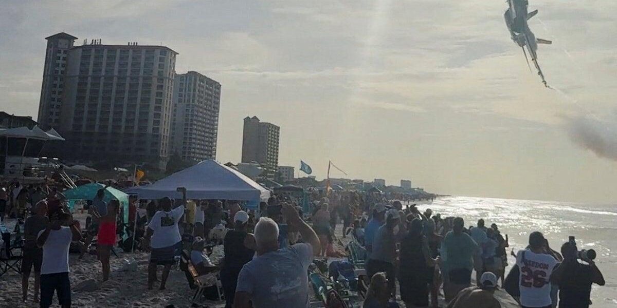 Navy Blue Angels Pilot Admits Unsafe Beach Flyover Was a Mistake, Not Political Stunt Navy Blue Angels Pilot Admits Unsafe Beach Flyover Was a Mistake, Not Political Stunt