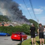 Norway’s Largest Blaze: Firefighters Struggle as 100 Homes Destroyed in Drammen