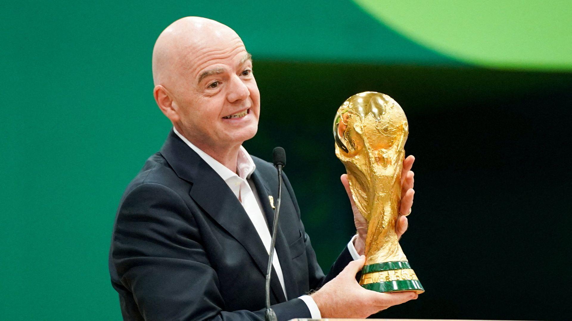 UEFA Outrage as FIFA President Infantino Proposes Selling World Cup Shares UEFA Outrage as FIFA President Infantino Proposes Selling World Cup Shares
