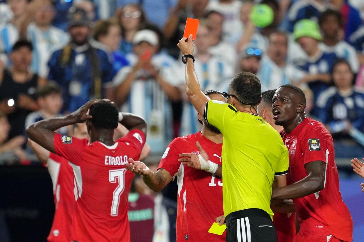 Football Authorities Admit Breel Embolo’s Red Card Against Argentina Was Erroneous Football Authorities Admit Breel Embolo’s Red Card Against Argentina Was Erroneous