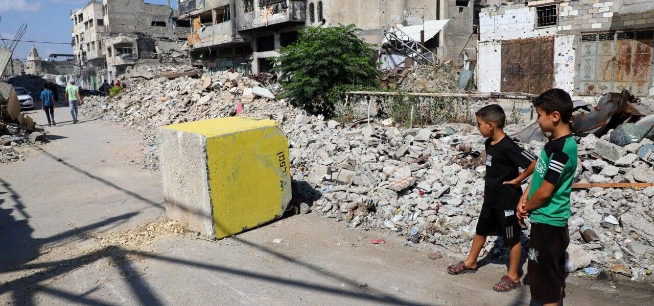 Israel Expands ‘Yellow Line’ Military Zone in Gaza, Displacing Residents Israel Expands ‘Yellow Line’ Military Zone in Gaza, Displacing Residents