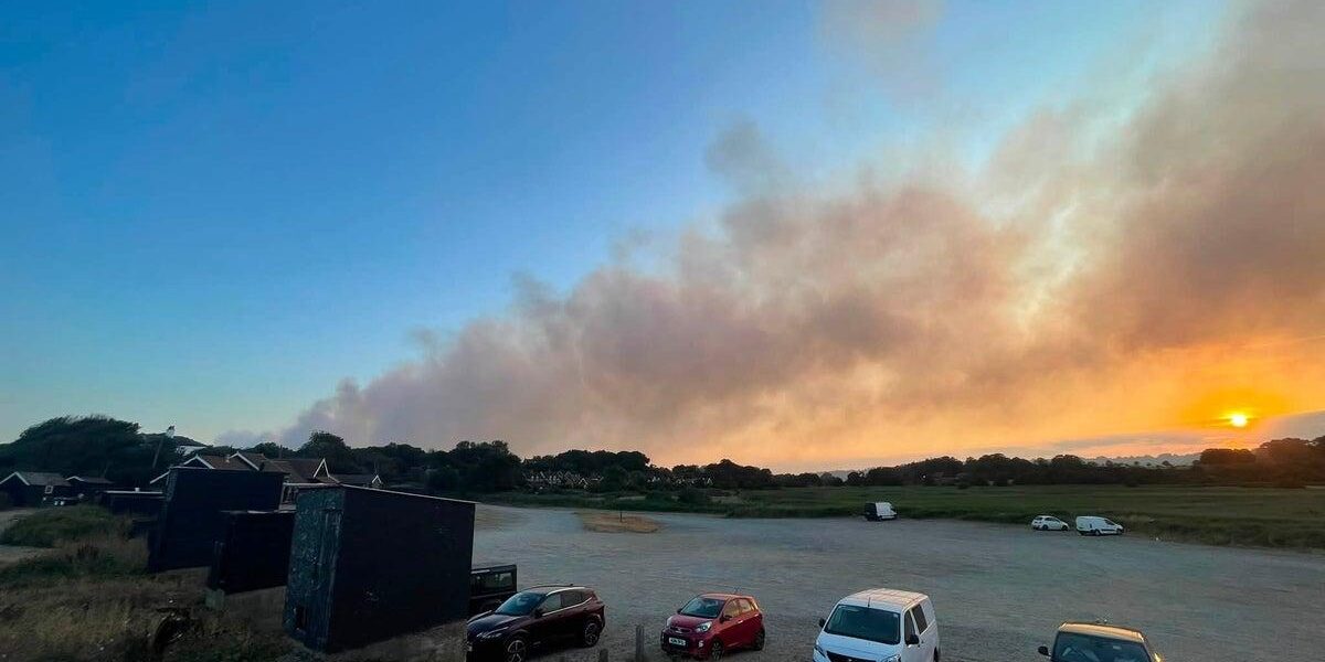Suffolk Wildfire Forces Evacuations Near Sizewell Nuclear Plant Suffolk Wildfire Forces Evacuations Near Sizewell Nuclear Plant