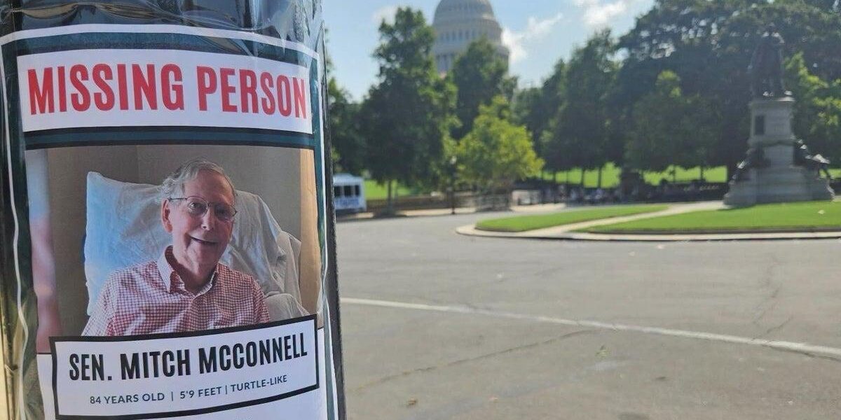 Posters Featuring Senator Mitch McConnell Appear in Washington D.C. Posters Featuring Senator Mitch McConnell Appear in Washington D.C.