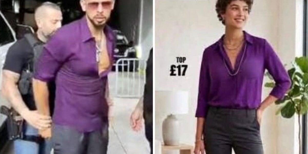 Andrew Tate’s Arrest Outfit Sparks Internet Frenzy and Memes Andrew Tate’s Arrest Outfit Sparks Internet Frenzy and Memes
