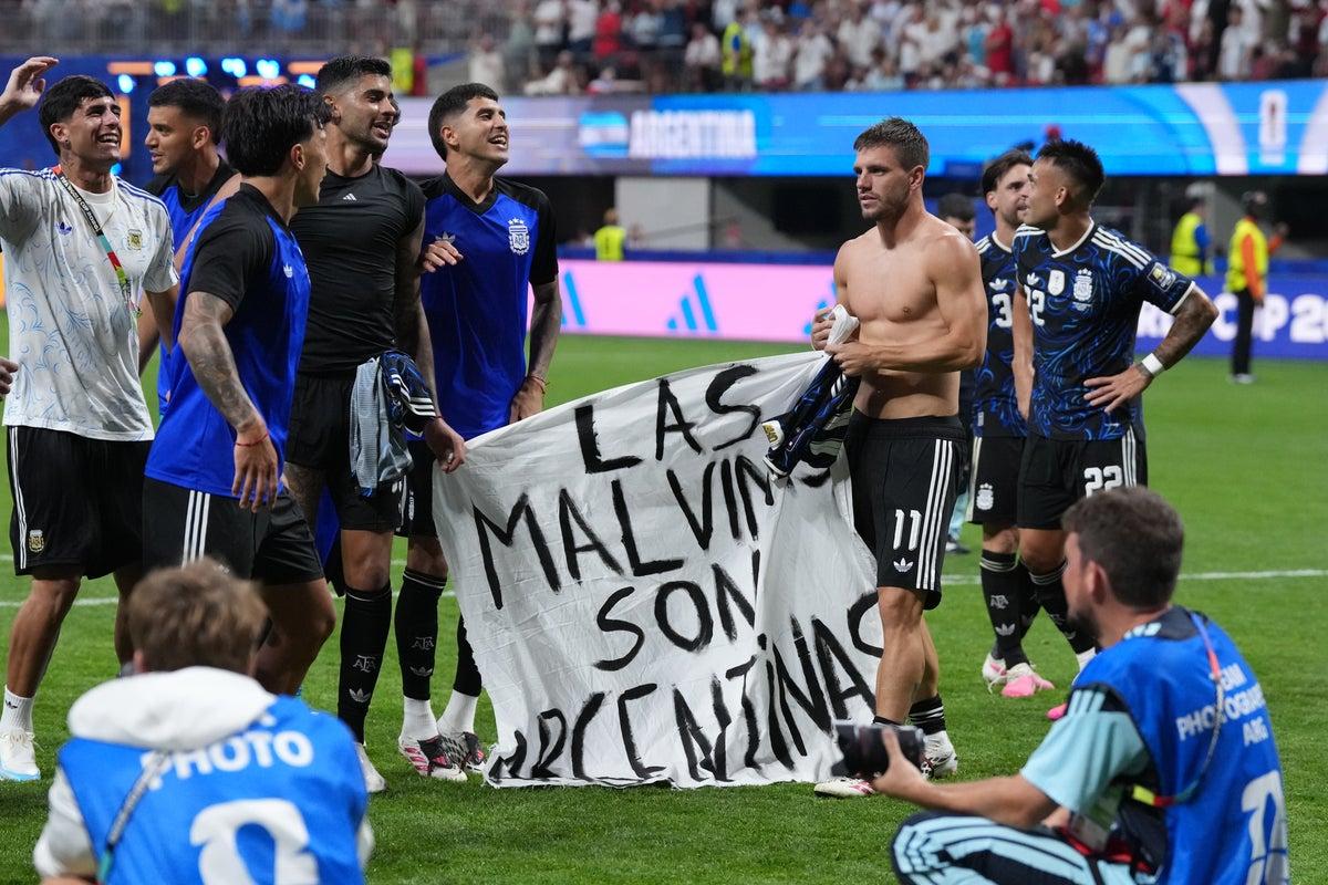 Argentina’s World Cup Banner Rekindles Falklands Dispute