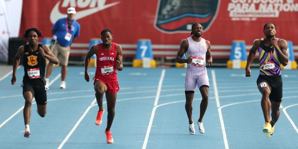 Noah Lyles Suffers Rare 200m Loss at US Championship Due to Cramp Noah Lyles Suffers Rare 200m Loss at US Championship Due to Cramp