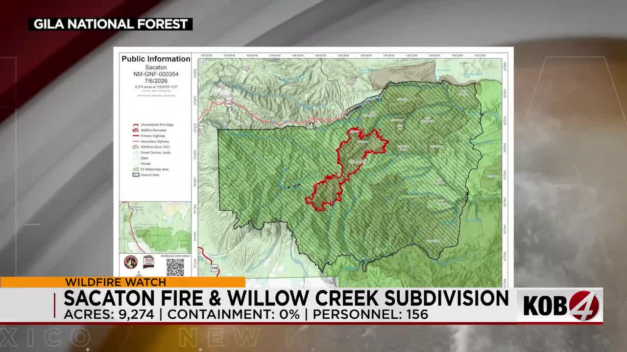 Sacaton Fire’s Relentless March Tests Human Resolve in New Mexico