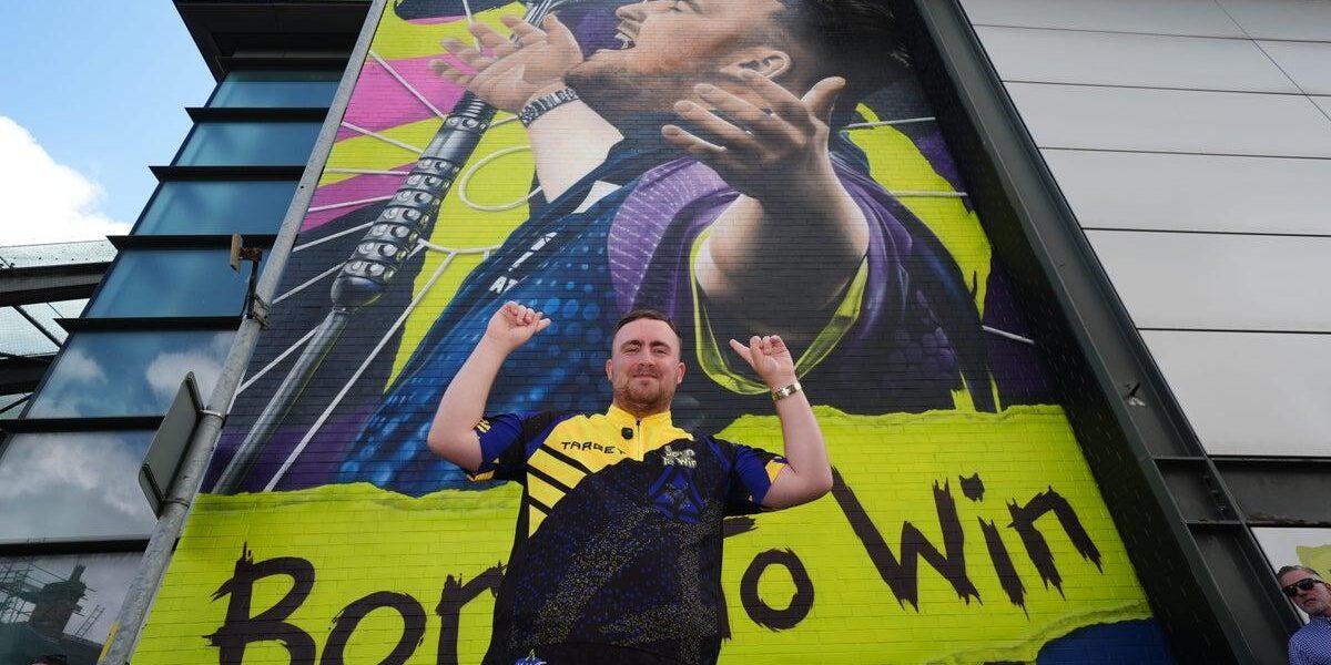 Luke Littler Honored with Mural in Warrington Hometown