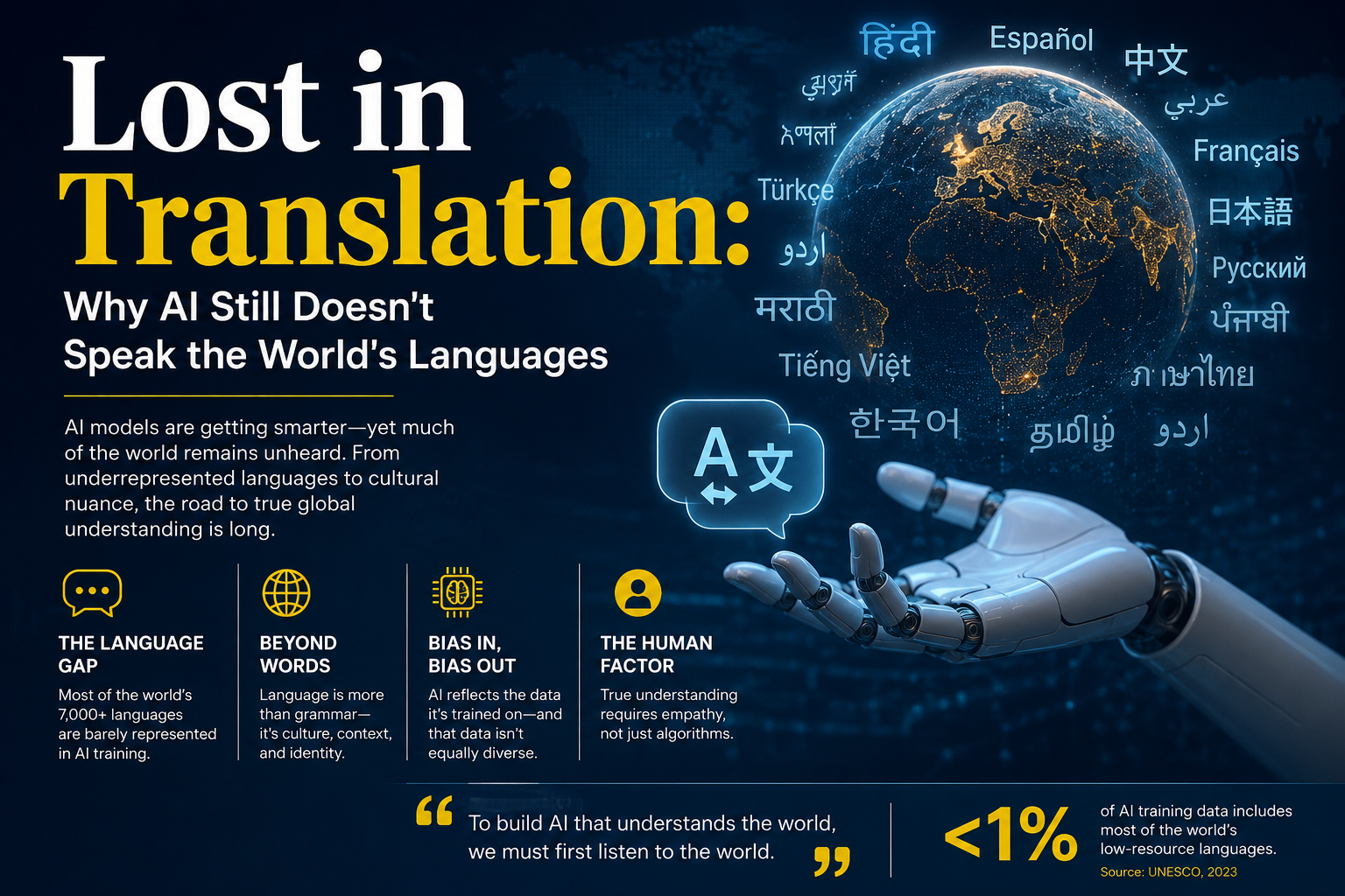 Lost in Translation: Why AI Still Doesn't Speak the World's Languages
