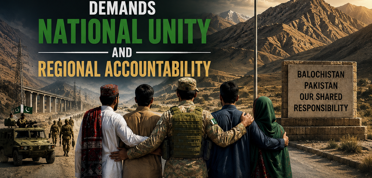 Balochistan’s Security Challenge Demands National Unity and Regional Accountability Balochistan’s Security Challenge Demands National Unity and Regional Accountability