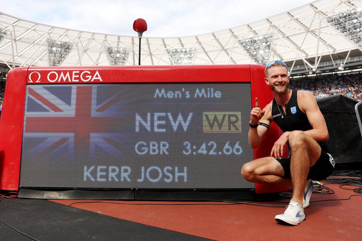 Josh Kerr Shatters 27-Year-Old Mile World Record at London Diamond League