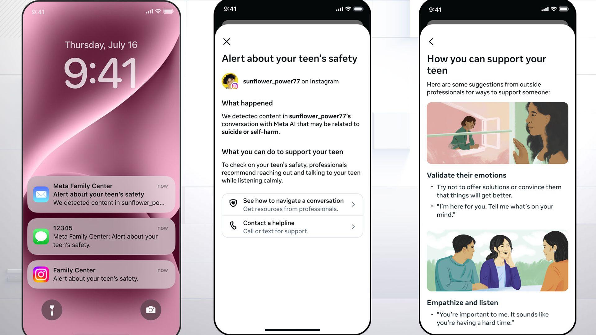 Instagram Implements Alerts for Parents When Teens Discuss Self-Harm with AI Instagram Implements Alerts for Parents When Teens Discuss Self-Harm with AI
