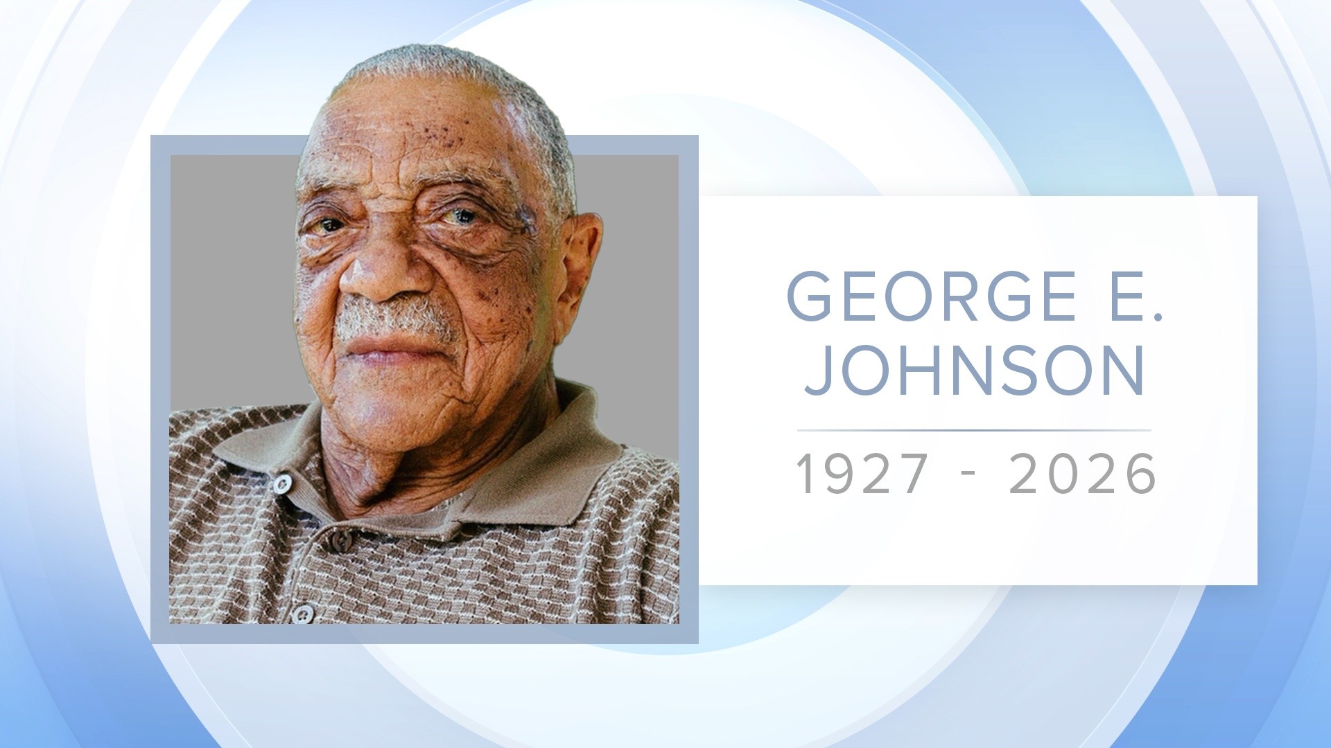 Silent Titan Falls: The Unseen Architect of Opportunity, George E. Johnson, Gone at 99
