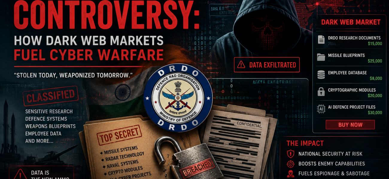 DRDO Data Leak Controversy: How Dark Web Markets Fuel Cyber Warfare