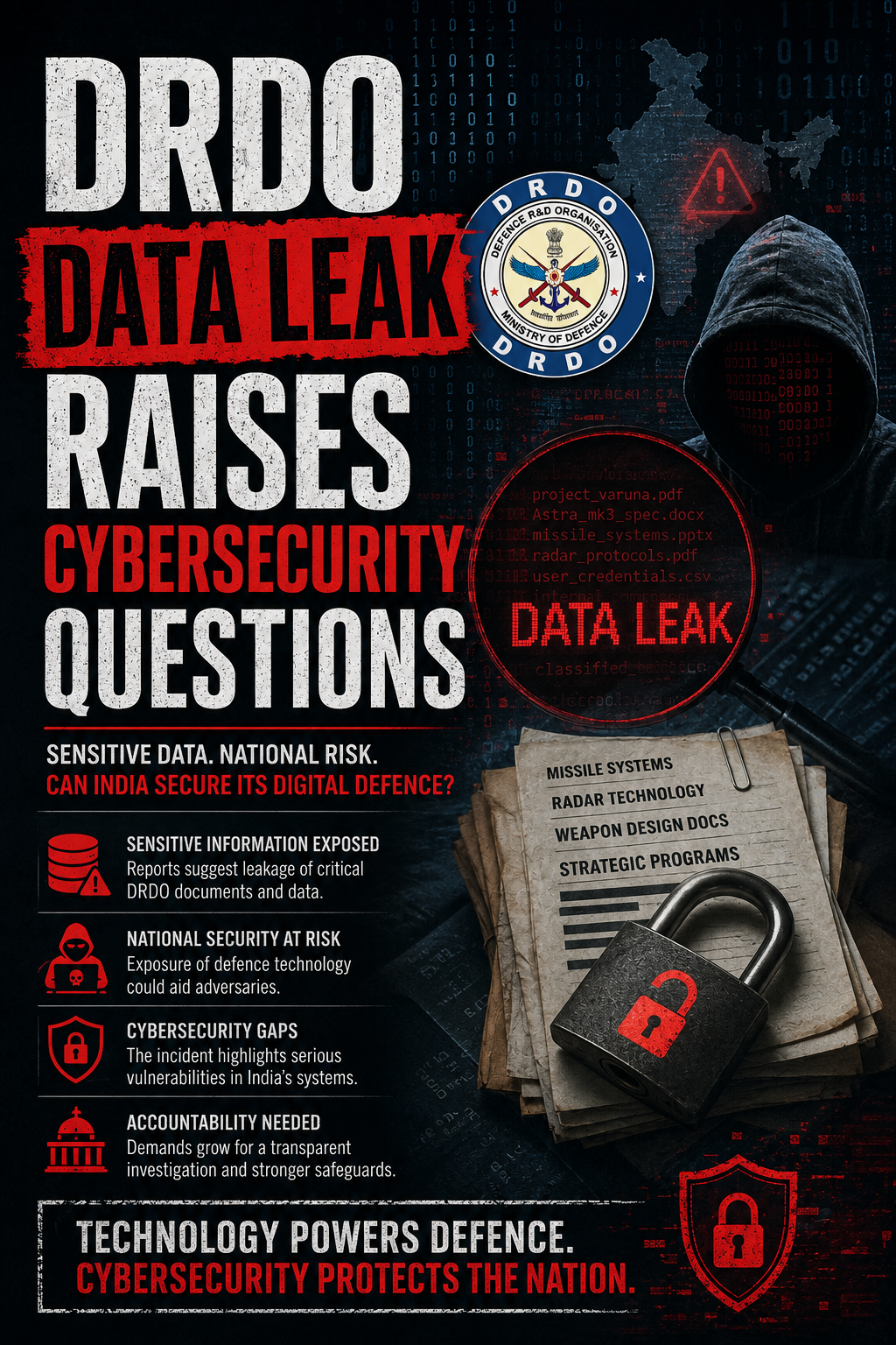 DRDO Data Leak Raises Cybersecurity Questions
