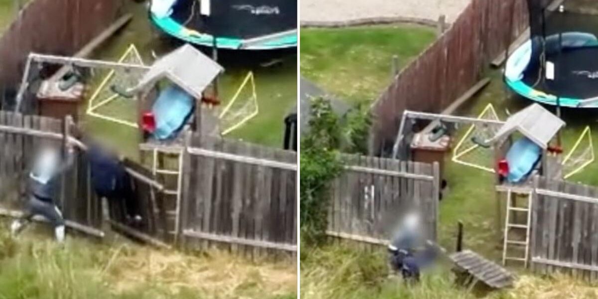 Teenager’s Escape Attempt Ends in Fence Collapse During Police Pursuit Teenager’s Escape Attempt Ends in Fence Collapse During Police Pursuit
