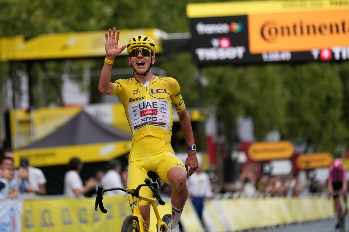 Tadej Pogacar Cements Cycling Legacy with Historic Fifth Tour de France Win Tadej Pogacar Cements Cycling Legacy with Historic Fifth Tour de France Win