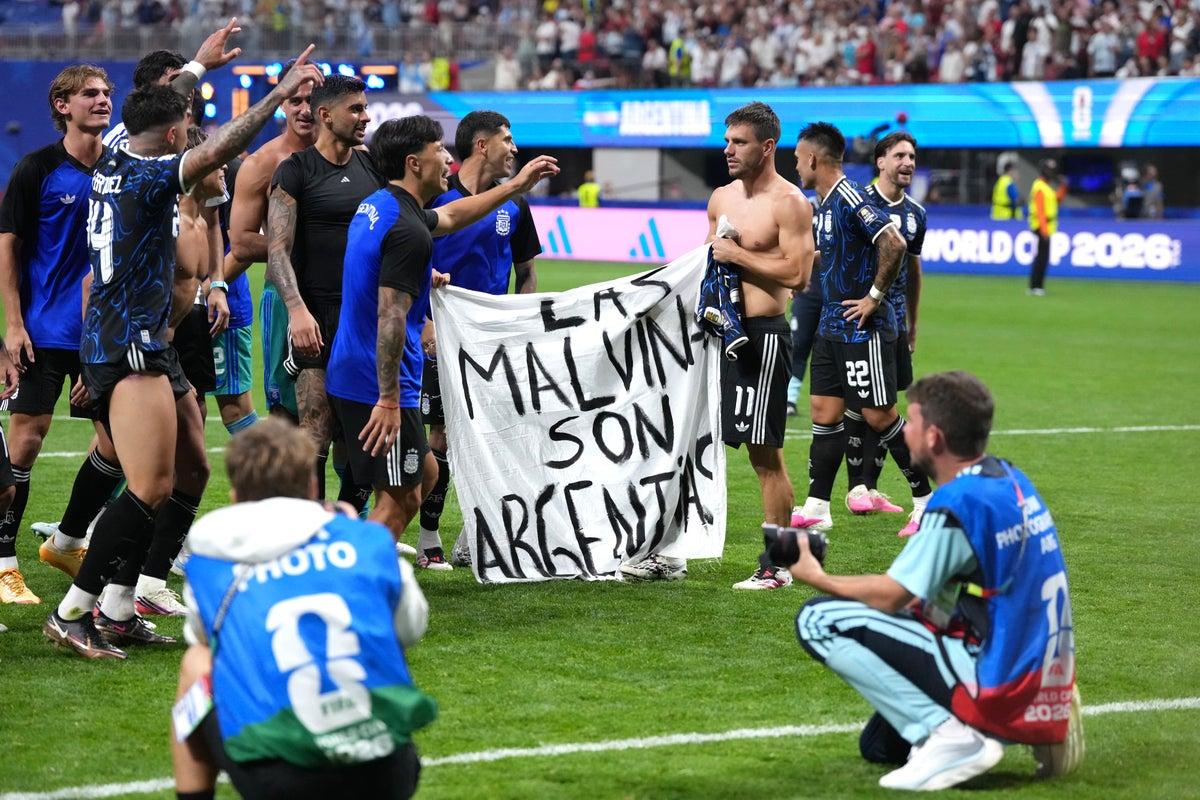 White House Supports Argentina’s Falklands Banner at World Cup White House Supports Argentina’s Falklands Banner at World Cup