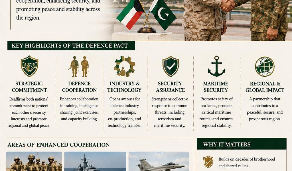 Kuwait-Pakistan Defence Pact: A Strategic Partnership for Regional Stability Kuwait-Pakistan Defence Pact: A Strategic Partnership for Regional Stability