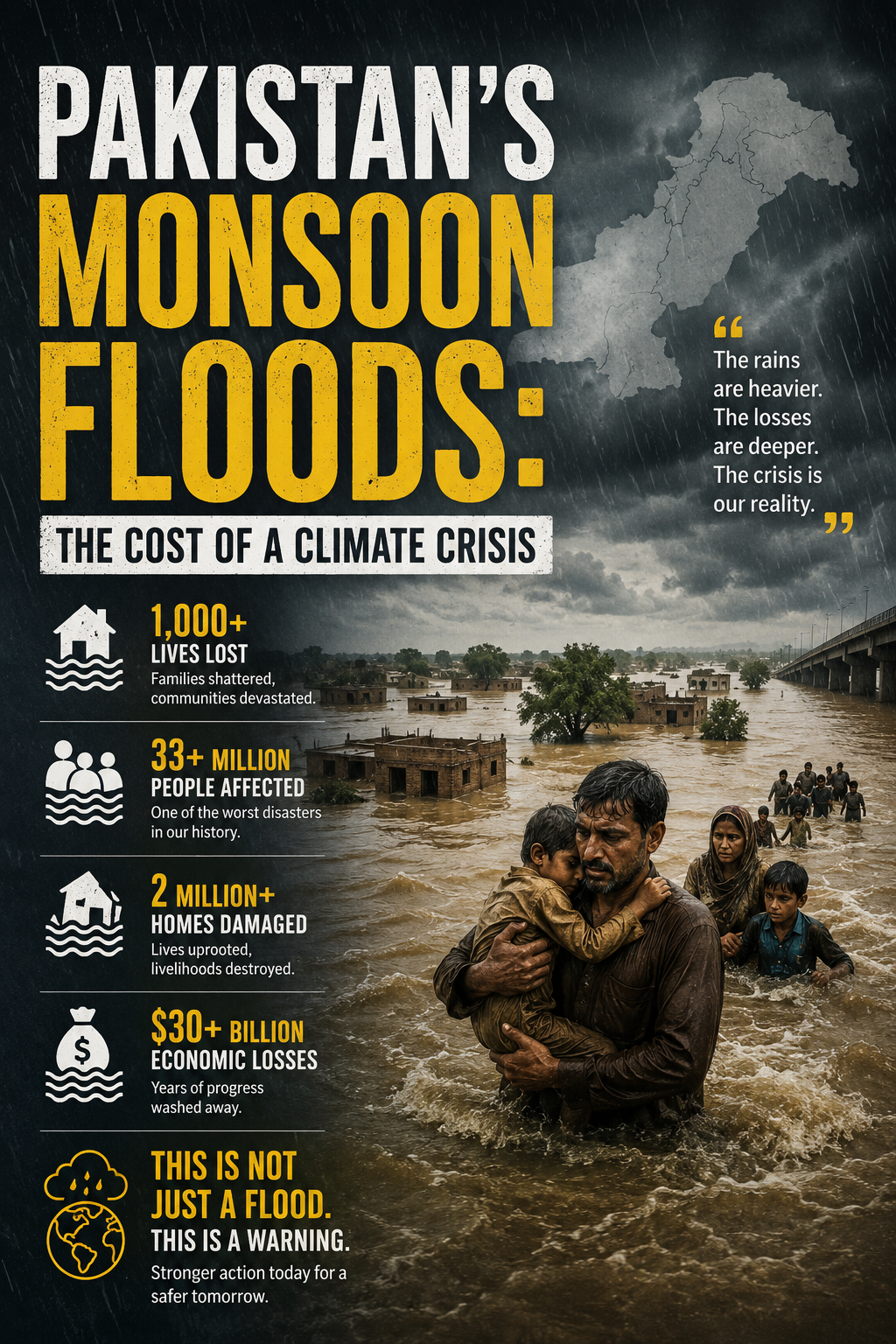 Pakistan’s Monsoon Floods: The Cost of a Climate Crisis Pakistan’s Monsoon Floods: The Cost of a Climate Crisis