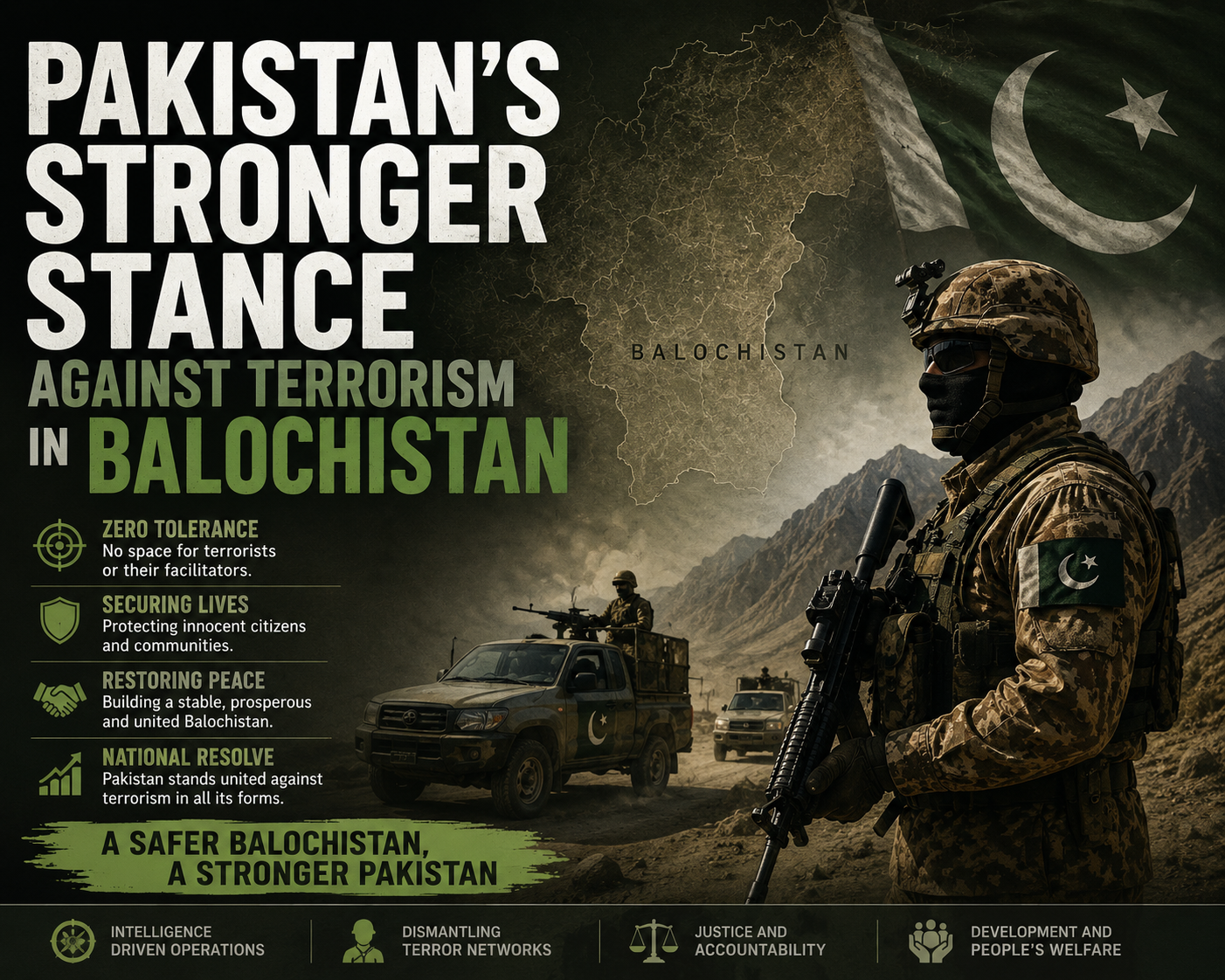 Pakistan’s Stronger Stance against Terrorism in Balochistan
