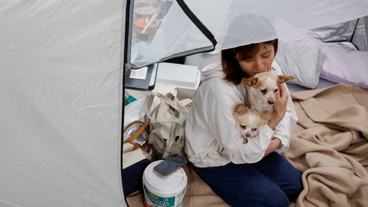 Japan Earthquake Evacuees Find Shelter with Pets at Kumamoto Animal Hospital Japan Earthquake Evacuees Find Shelter with Pets at Kumamoto Animal Hospital