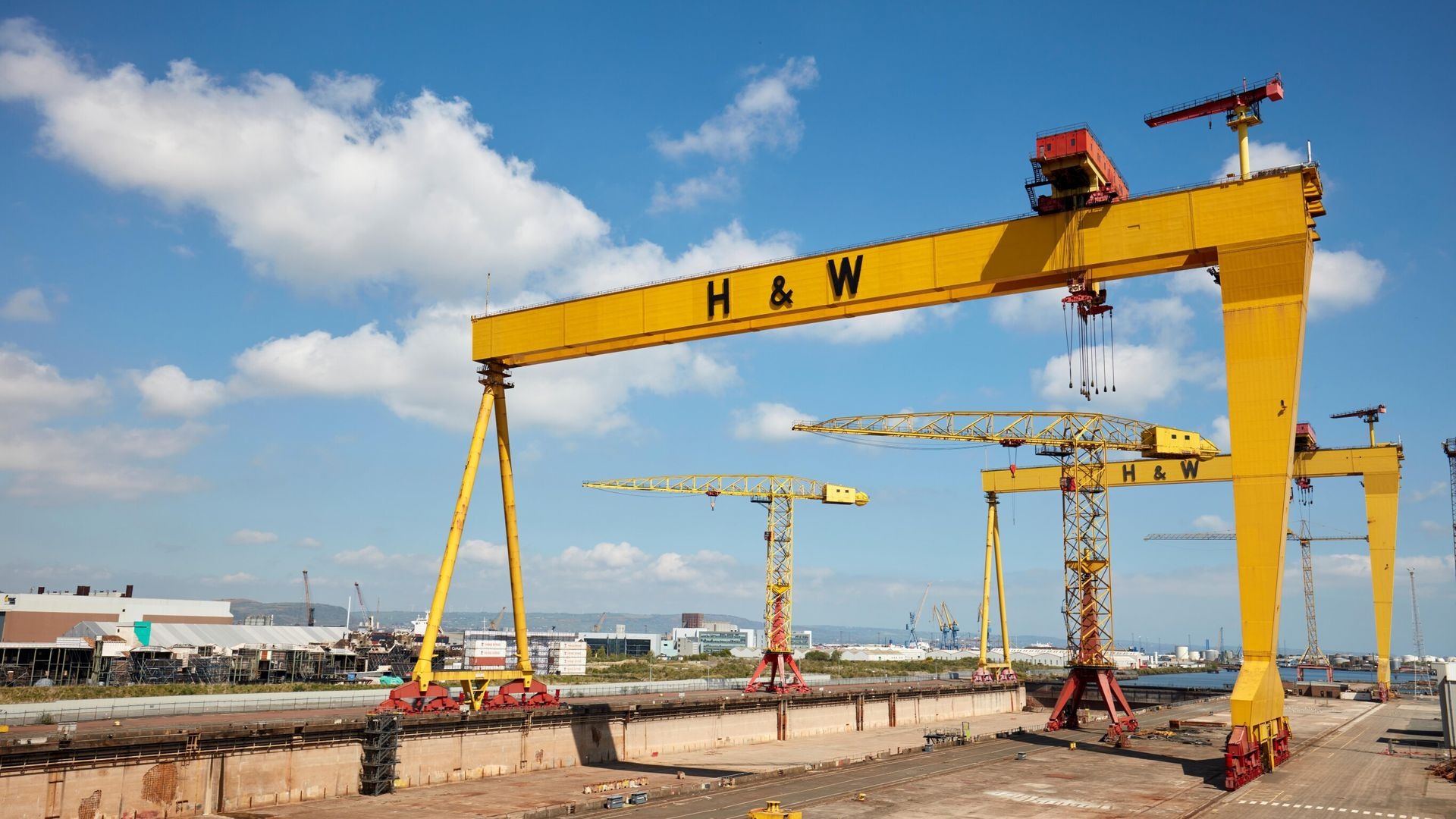 Titanic Shipyard Cranes in Belfast to Undergo £3.1M Refurbishment