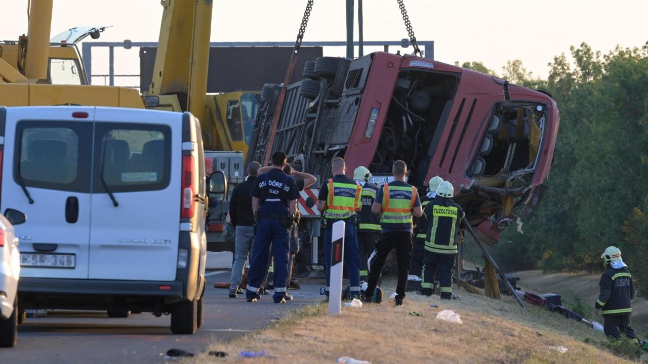 Tragedy Strikes: Twelve Dead, Dozens Injured in Hungarian Motorway Bus Crash