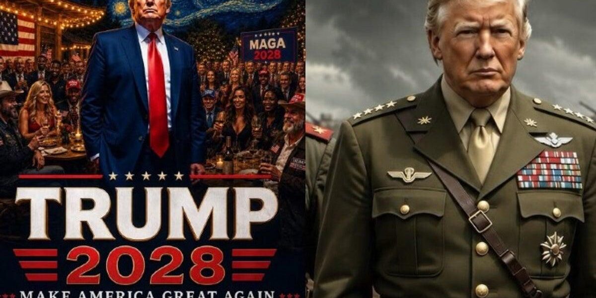 Trump 2028: Former President Appears as General in AI Posts, Hints at Future Run