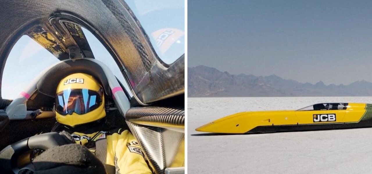 Hydrogen-Powered Vehicle Sets New Land Speed Record at 406 mph