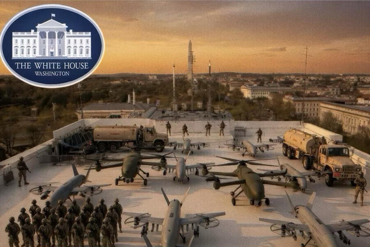 Trump Unveils AI-Generated White House Drone Port on Truth Social