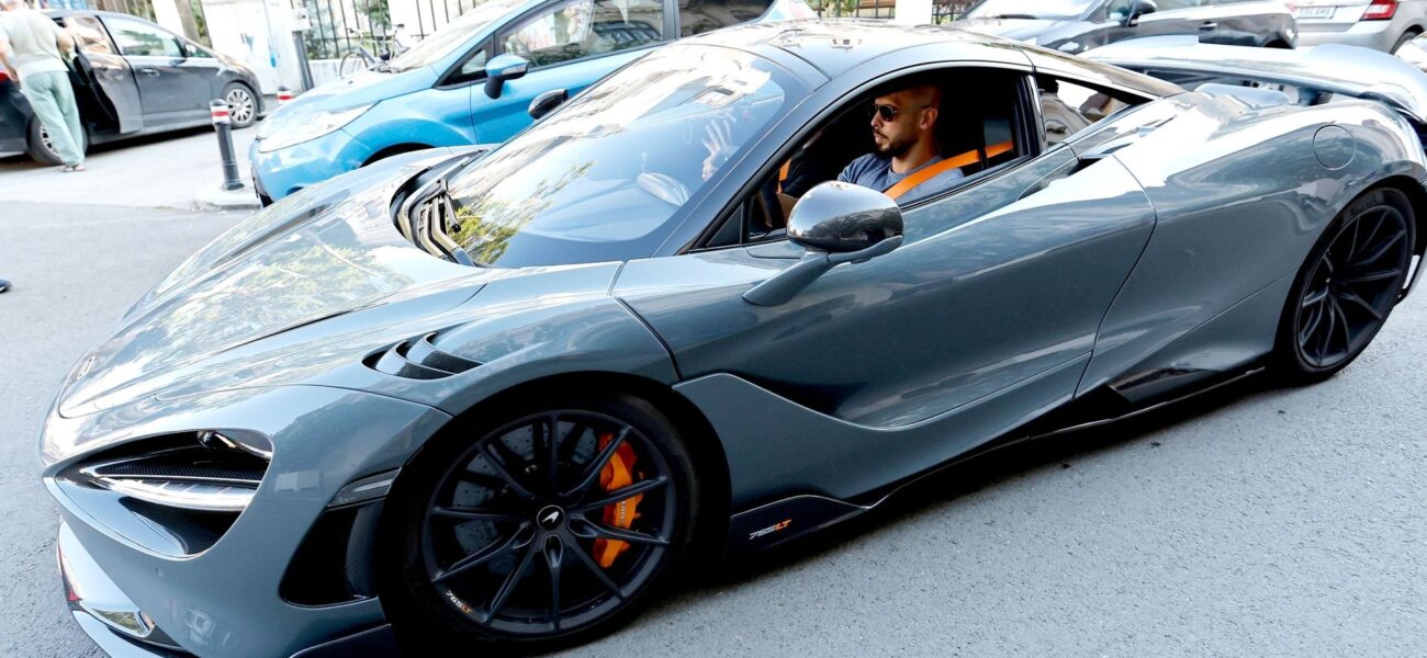Andrew Tate Allegedly Rented Supercars to Project Wealth, Lawyers Claim