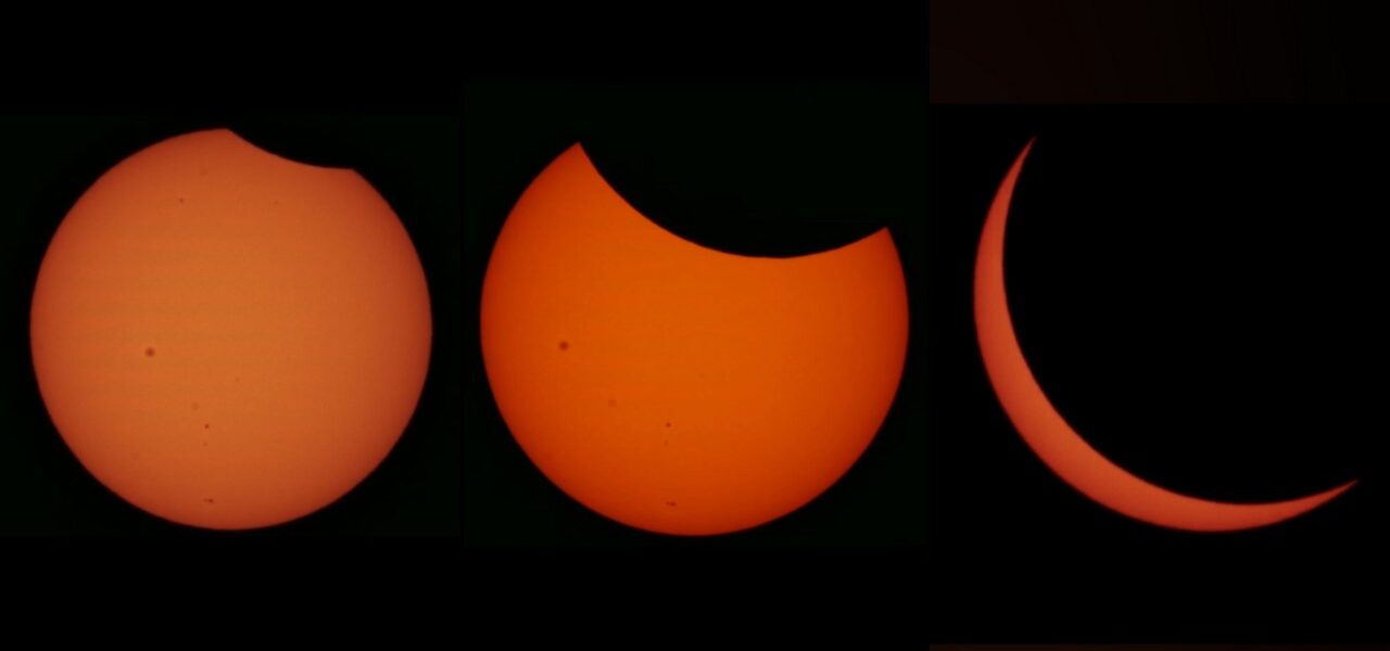 Amateur Astronomer Simon Wallace Captures Stunning Solar Eclipse Images