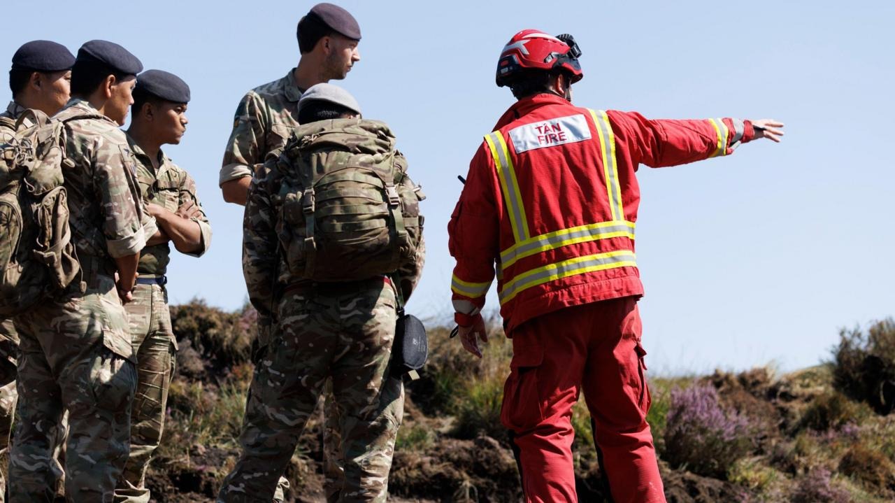Gurkha Regiment Soldiers Lauded for Wildfire Assistance Gurkha Regiment Soldiers Lauded for Wildfire Assistance